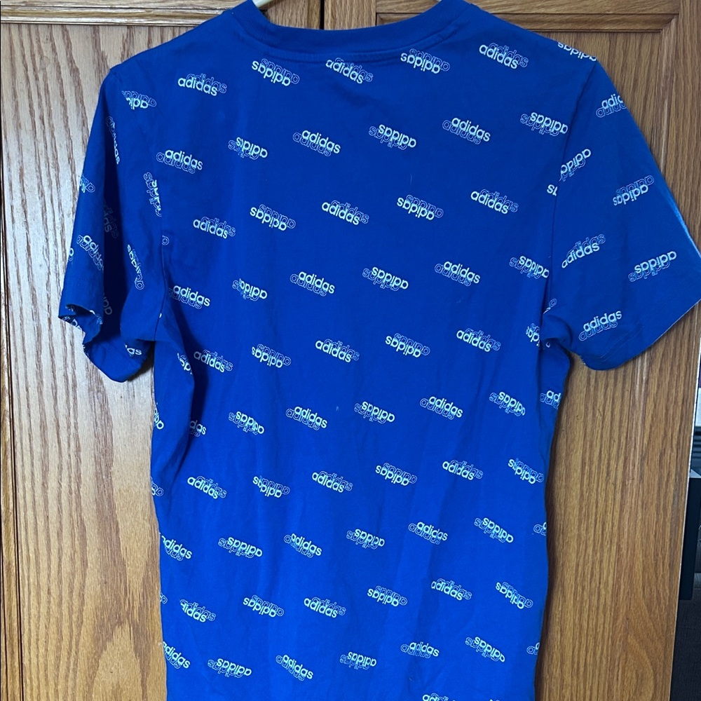 Adidas Women's Short Sleeve Tees in Blue and Light Blue - Picture 5 of 5